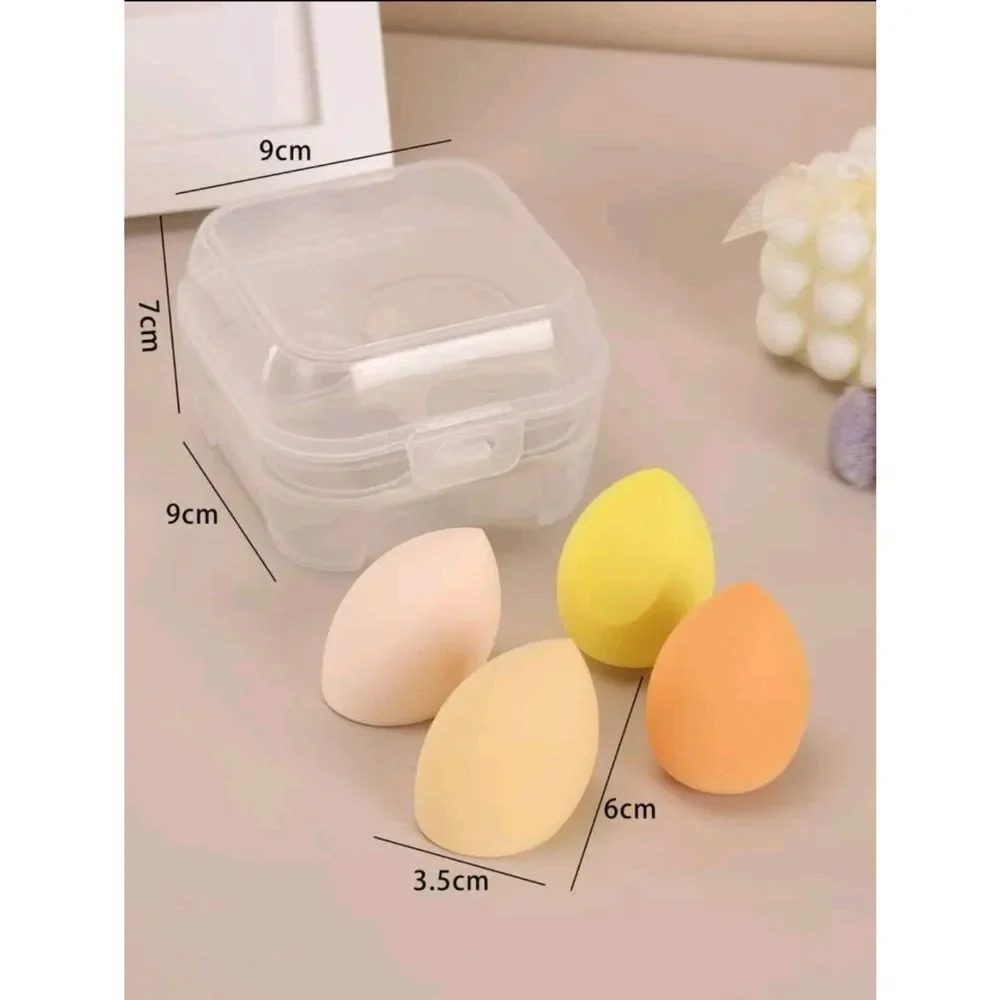 💕 $5 Bundled 4 pc. Large Makeup Sponge in Case